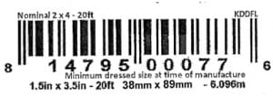 example bar code