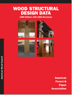 Wood Structural Design Data