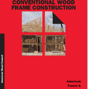 WCD 1 - Details for Conventional Wood Frame Construction (formerly T11 Manual for Wood Frame Construction)