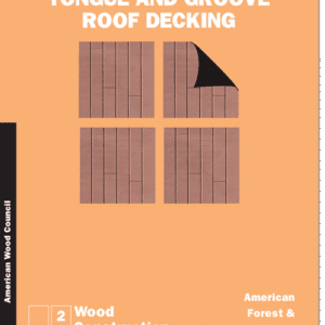 WCD 2 - Tongue and Groove Roof Decking