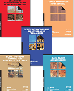 Wood Construction Data (WCD) Series Package Combo